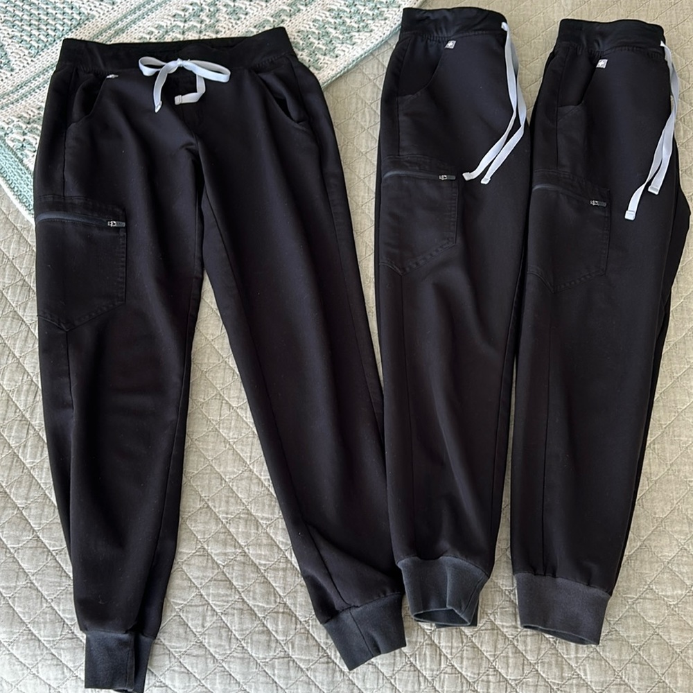 Figs Zamora Jogger Scrub Pants Black XS